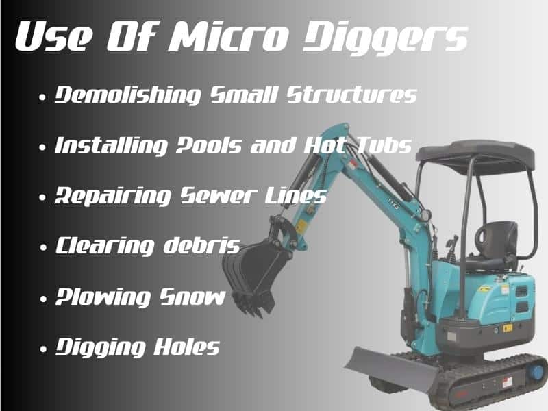 Use Of Micro Diggers