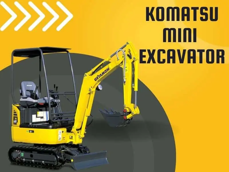 Komatsu mini excavator