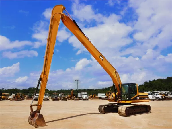 excavator long boom modifications