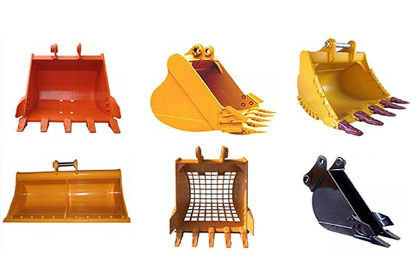 excavator bucket types 