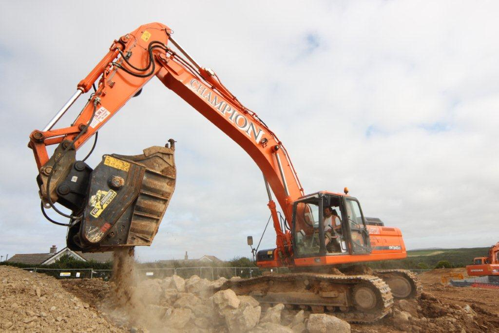 excavator bucket types